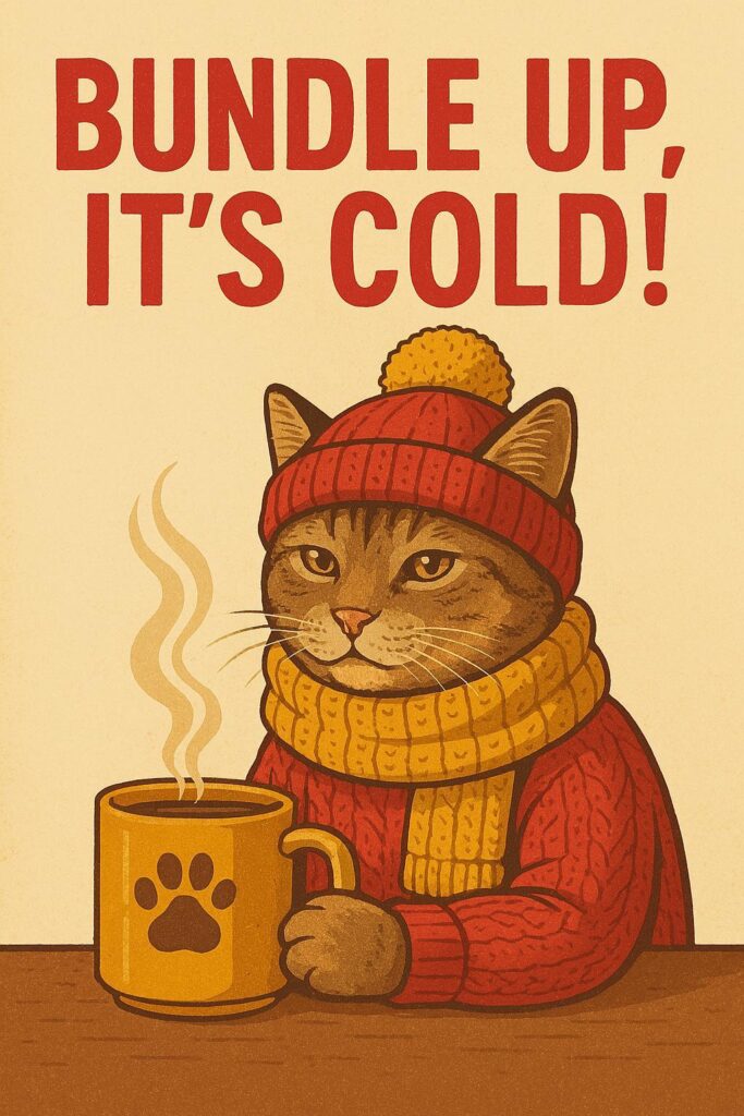 Microsoft 365 Copilotアプリの画面。完成したポスターの画像